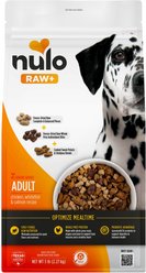 Nulo Raw+ Chicken, Whitefish & Salmon Adult Freeze-Dried Dog Food, 5-lb bag