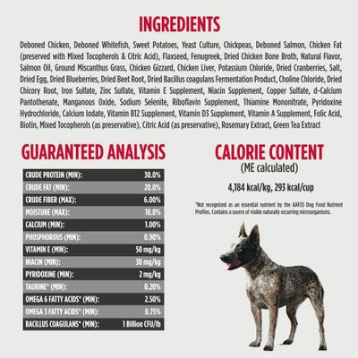 Show full view: Nulo Raw+ Chicken, Whitefish & Salmon Adult Freeze-Dried Dog Food, 9-oz bag slide 7 of 11