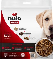 Nulo Raw+ Lamb Adult Freeze-Dried Dog Food, 9-oz bag
