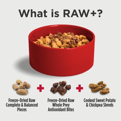 Show full view: Nulo Raw+ Lamb Adult Freeze-Dried Dog Food, 9-oz bag slide 5 of 11