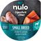 Show in main carousel: Nulo Signature Stews Grain-Free Chicken & Salmon in Broth Small Breed Wet Dog Food, 2.8-oz cup, case of 24 slide 3 of 10
