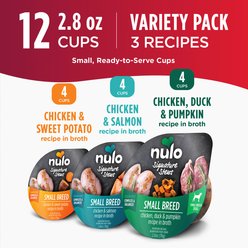 Nulo Signature Stews Variety Pack Grain-Free Small Breed Wet Dog Food, 2.8-oz cup, case of 12 slide 2 of 9