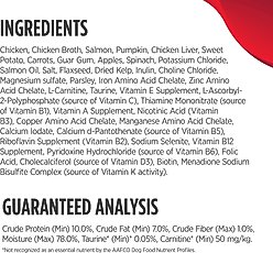 Nulo Small Breed Puppy & Adult Chicken Grain-Free Salmon, & Pumpkin Grain-Free Pate Wet Dog Food, 2.8-oz can, 12 count slide 2 of 6