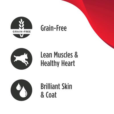 Show full view: Nulo Small Breed Puppy & Adult Grain-Free Beef & Lamb Pate Wet Dog Food, 2.8-oz can, 12 count slide 4 of 9