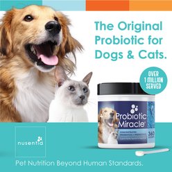 Nusentia Probiotic Miracle Premium Blend Dog & Cat Supplement, 131g jar slide 2 of 7