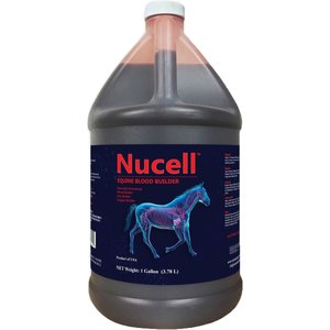 Nutra Cell Labs Nucell Blood Builder Liquid Horse Supplement, 1-gal bottle