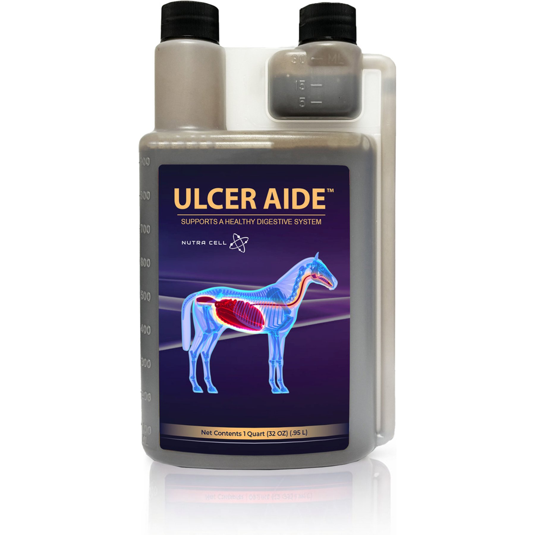Nutra Cell Ulcer Aide Hindgut Health Liquid Horse Digestive Aid