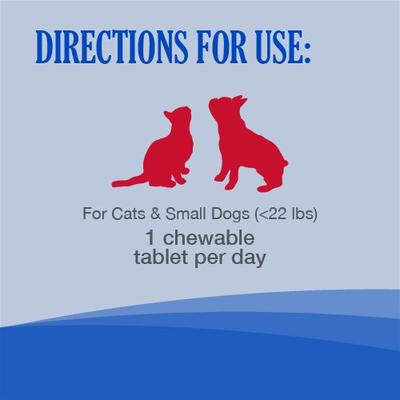 Show full view: Nutramax Cobalequin Chewable Tablets B12 Supplement for Cats & Small Dogs, 45 count slide 8 of 12