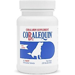 Nutramax Cobalequin Chewable Tablets B12 Supplement for Medium to Large Dogs, 45 count