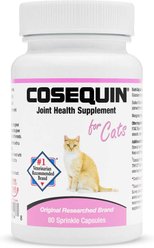 Nutramax Cosequin Hip & Joint Capsules Joint Supplement for Cats, 80 count & Nutramax Cosequin Hip & Joint Soft Chews Joint Supplement for Cats, 60 count slide 2 of 6
