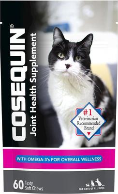 Show full view: Nutramax Cosequin Hip & Joint Capsules Joint Supplement for Cats, 80 count & Nutramax Cosequin Hip & Joint Soft Chews Joint Supplement for Cats, 60 count slide 5 of 6