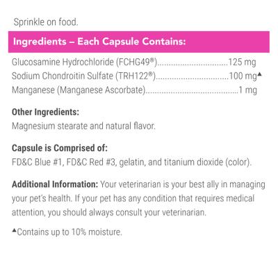 Show full view: Nutramax Cosequin Hip & Joint with Glucosamine & Chondroitin Capsules Joint Supplement for Cats, 30 count slide 7 of 10
