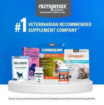 Show full view: Nutramax Cosequin Hip & Joint with Glucosamine, Chondroitin & Omega-3s Soft Chew Joint Supplement for Cats, 60 count slide 9 of 12