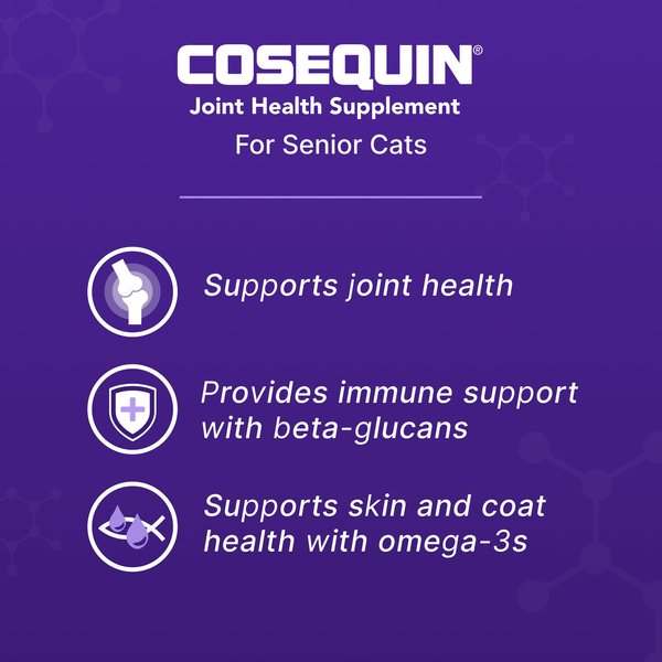 Show full view: Nutramax Cosequin Joint Health Sprinkle Capsules Supplement for Senior Cats, 60 count slide 3 of 9