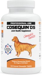 Nutramax Cosequin Joint Health Supplement with Glucosamine & Chondroitin Chewable Tablets for Dogs, 132 count