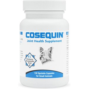 Nutramax Cosequin Joint Health Supplement with Glucosamine & Chondroitin Sprinkle Capsules for Small Dogs & Cats, 132 count