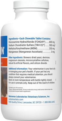 Show full view: Nutramax Cosequin Maximum Strength Plus MSM Chewable Tablets Joint Supplement + Nutramax Proviable-DC Capsules Digestive Supplement for Dogs slide 3 of 10