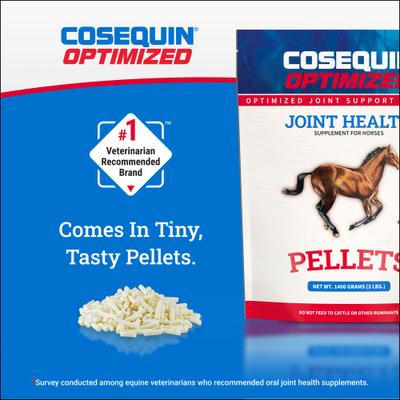 Show full view: Nutramax Cosequin Optimized MSM with Glucosamine & Chondroitin Pellets Horse Joint Supplement, 1400-gr bag slide 7 of 9