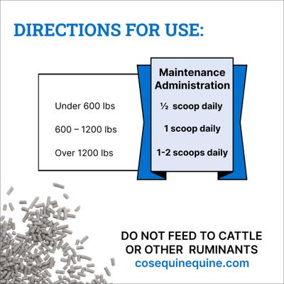 Show full view: Nutramax Cosequin Pellets Joint & Hoof Joint Health Supplement for Horses, 1200-grams slide 6 of 10
