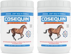 Nutramax Cosequin Powder with Glucosamine & Chondroitin Original Joint Health Supplement for Horses, 3-lb tub, bundle of 2