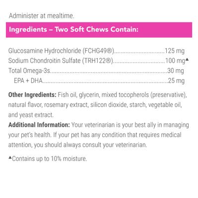 Show full view: Nutramax Cosequin with Glucosamine, Chondroitin & Omega-3s Soft Chew Joint Supplement for Cats, 120 count slide 7 of 12