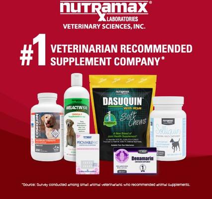 Show full view: Nutramax Crananidin Cranberry Extract Chewable Tablets Urinary Supplement for Dogs, 75 count slide 9 of 12