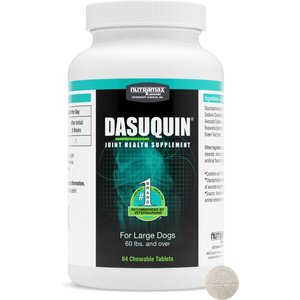 Nutramax Dasuquin Hip & Joint Chewable Tablets Joint Supplement for Large Dogs, 84 count
