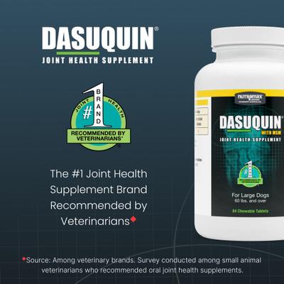 Show full view: Nutramax Dasuquin Hip & Joint Chewable Tablets Joint Supplement for Large Dogs, 84 count slide 4 of 13