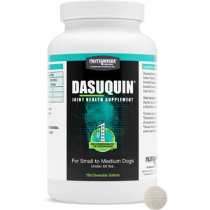 Nutramax Dasuquin Hip & Joint Chewable Tablets Joint Supplement for Small & Medium Dogs, 150 count