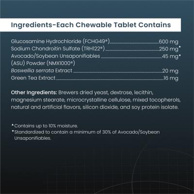 Show full view: Nutramax Dasuquin Hip & Joint Chewable Tablets Joint Supplement for Small & Medium Dogs, 84 count slide 8 of 13