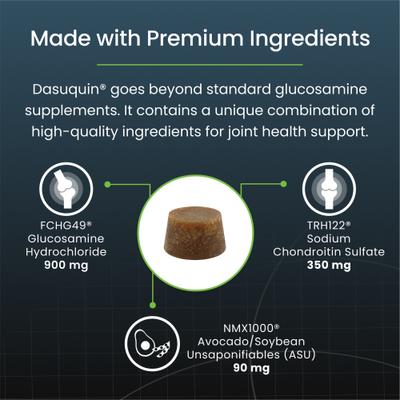 Show full view: Nutramax Dasuquin Hip & Joint Soft Chews Joint Supplement for Large Dogs, 84 count slide 6 of 13