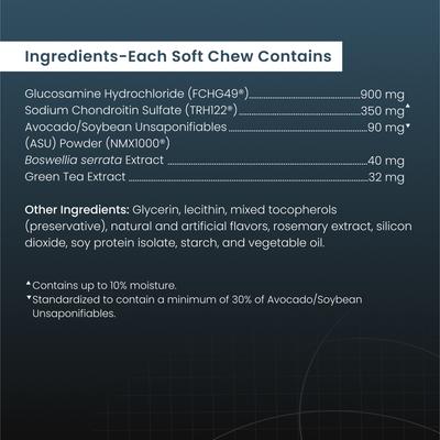 Show full view: Nutramax Dasuquin Hip & Joint Soft Chews Joint Supplement for Large Dogs, 84 count slide 8 of 13