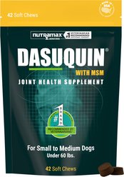 Nutramax Dasuquin Hip & Joint Soft Chews Joint Supplement for Small & Medium Dogs, 42 count