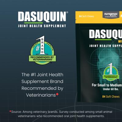 Show full view: Nutramax Dasuquin Hip & Joint Soft Chews Joint Supplement for Small & Medium Dogs, 84 count slide 4 of 12
