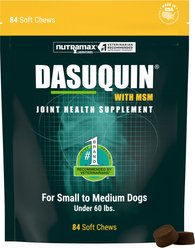 Nutramax Dasuquin Hip & Joint Soft Chews Joint Supplement for Small & Medium Dogs, 84 count