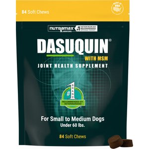 Nutramax Dasuquin Hip & Joint Soft Chews Joint Supplement for Small & Medium Dogs, 84 count