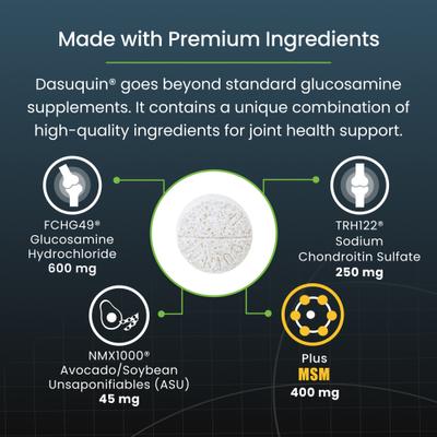 Nutramax Dasuquin Hip & Joint with MSM Chewable Tablets Joint Supplement for Small & Medium Dogs