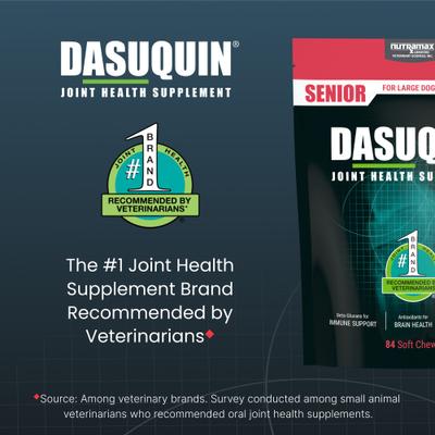 Show full view: Nutramax Dasuquin Joint Health Supplement for Large Senior Dogs, 84 count slide 5 of 9