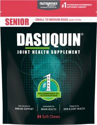 Nutramax Dasuquin Joint Health Supplement for Small/Medium Senior Dogs, 84 count
