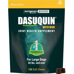 Nutramax Dasuquin with MSM Hip & Joint Soft Chews Joint Supplement for Large Dogs, 150 count