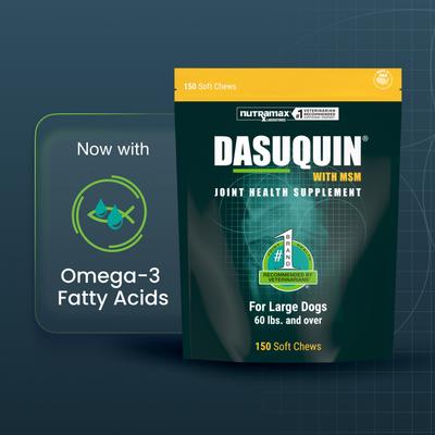 Show full view: Nutramax Dasuquin with MSM Hip & Joint Soft Chews Joint Supplement for Large Dogs, 150 count slide 3 of 13