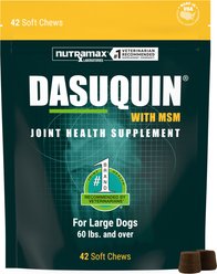 Nutramax Dasuquin with MSM Hip & Joint Soft Chews Joint Supplement for Large Dogs, 42 count