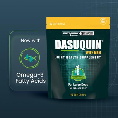 Show full view: Nutramax Dasuquin with MSM Hip & Joint Soft Chews Joint Supplement for Large Dogs, 42 count slide 3 of 13