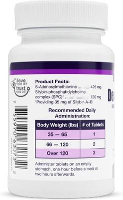 Show full view: Nutramax Denamarin with S-Adenosylmethionine & Silybin Tablets Liver Supplement for Large Dogs, 60 count slide 10 of 13