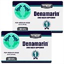 Nutramax Denamarin with S-Adenosylmethionine & Silybin Tablets Liver Supplement for Medium Dogs, 60 count blister pack