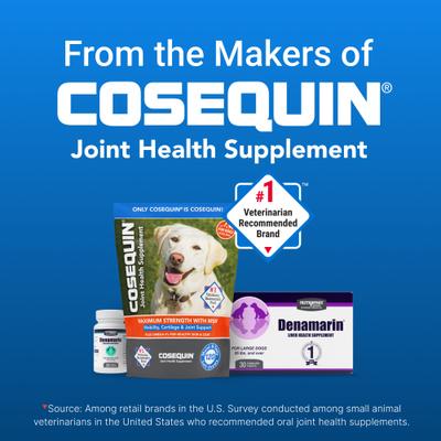 Show full view: Nutramax Denamarin with S-Adenosylmethionine & Silybin Tablets Liver Supplement for Small Dogs & Cats, 30 count bottle slide 10 of 12