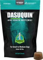 Nutramax Hip & Joint Dasuquin Soft Chews Joint Supplement for Small to Medium Dogs, 84 count