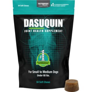 Nutramax Hip & Joint Dasuquin Soft Chews Joint Supplement for Small to Medium Dogs, 84 count