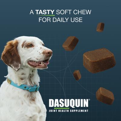 Show full view: Nutramax Hip & Joint Dasuquin Soft Chews Joint Supplement for Small to Medium Dogs, 84 count slide 4 of 13