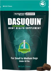 Nutramax Hip & Joint Dasuquin Soft Chews Joint Supplement for Small to Medium Dogs, 84 count
